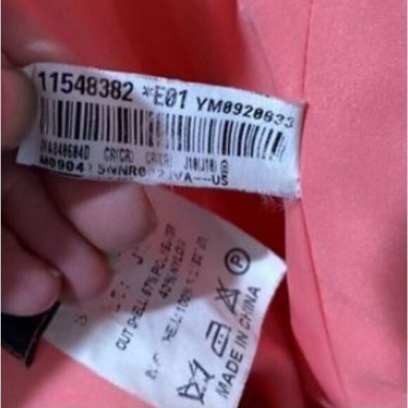 Jovani Strapless A-Line Peach Ruffled Lace Designer Women’s Mermaid Mini Dress 2 - Picture 12 of 14